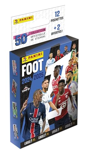 PANINI Foot 2024-2025 Ligue 1 McDonald's Blister 12 Pochettes + 2 offertes