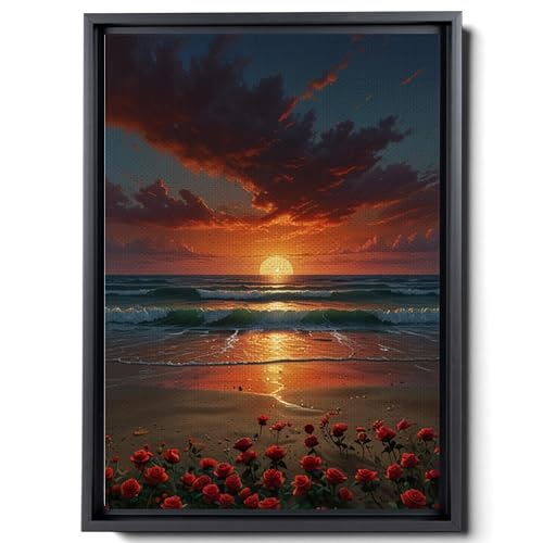 Colorful California Coast, California Travel Art, Beach Illustration, Poppy Illustration, California Landscape, Flowers Art Print, California Landscape Poppy Painting, Artwork Wall Decor, Wall -  SILKINKMAMA