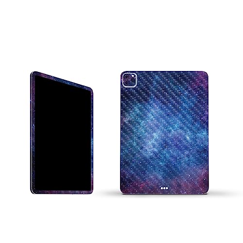Image of MightySkins Carbon Fiber Skin Compatible with Apple iPad Pro 11 inch M2 4th Gen (2022) Full Wrap Kit - Nebula | Protective, Durable Textured Carbon Fiber Finish | Easy to Apply | Made in The USA