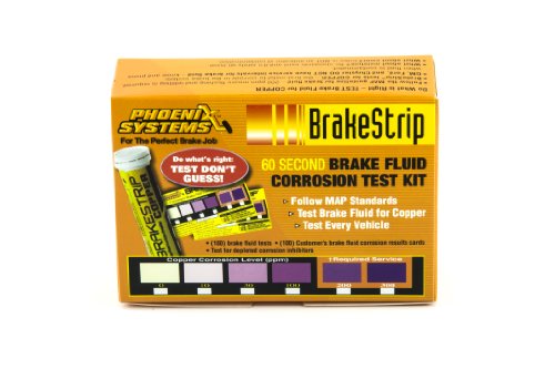 Phoenix Systems (3006-B) Brake Fluid Test Strip Kit, 100 Test Strips and 100 Rating Cards, BrakeStrip, FASCAR - Thumbnail 2