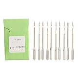 10PCS Steel Sewing Machine Needles, Industrial Embroidery Machine Needles, Slippery Burr - Free DIY Needles for GK35 2C GK35 6 GK35 6A GK35 8 GK68 2 GK15 1, 7cm Length (80800C*230)