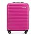 WITTCHEN Koffer – Handgepäck | hartschalen, Material: ABS | hochwertiger und Stabiler | Rosa | 34 L | 54x20x38 cm