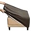 KYJSW Copri Pouf Elasticizzato Jacquard Quadrata/Rettangolare, Fodera Per Poggiapiedi Copertura Ottomana Lavabile Coprisgabello Con 2 Cinghie (Taupe,1pc Square M) immagine