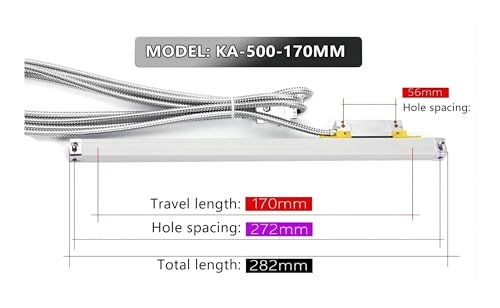 Sensor lineal regla cuadriculada 70-520mm KA500 miniatura 2