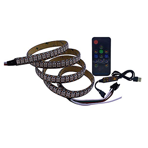 Tira LED USB multicolor impermeable 5M con control miniatura 1