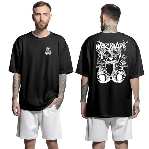 Camisa Camiseta Oversized Streetwear Genuine Grit Masculina Larga 100% Algodão 30.1 World Wide - Pre
