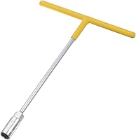 Vista 1 de uxcell Herramienta de llave hexagonal hexagonal con mango en T de goma amarilla de 0.512 in