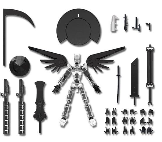 Movable Articulated Action Figure Set,Full Body Mechanical Actionable ...