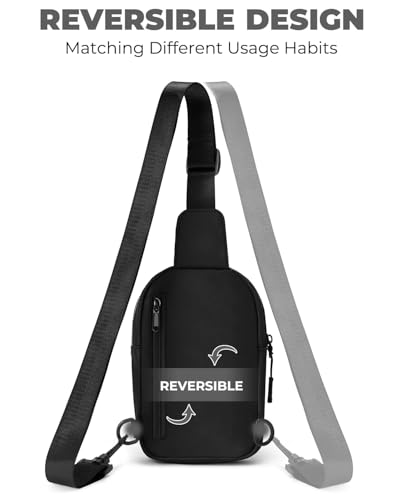 choliss small sling bag for women and men crossbody bags trendy fanny packs chest bag with extended strap