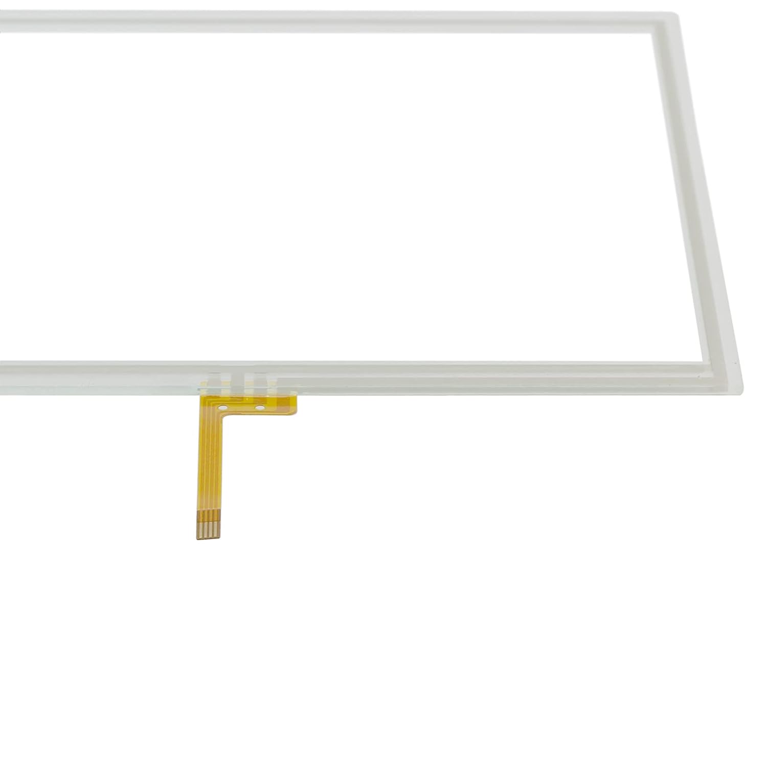 chenlan Screen Digitizer Replacement Parts, Glass Lens Front Outer Panel for Nintendo Wii U Gamepad (No LCD Screen)