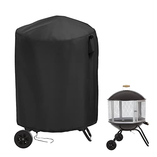 Hengme Outdoor Fireplace Cover For Fire Sense 01471 Fire Pit,Durable Waterproof And Uv-Resistant Patio Outdoor Fireplace With Drawstring Cord All Season Protection #TOP15