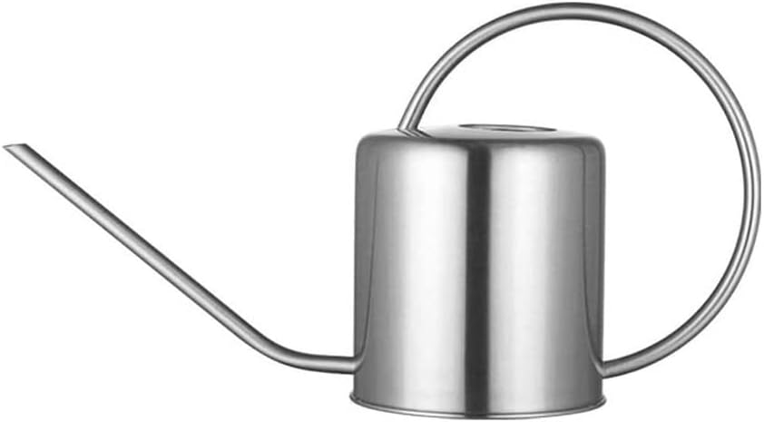Watering Can Water Can Sprinkler Can Sprinkling Can Stainless Steel Watering Pot Gardening Potted for Watering Plants Flower Sprinkling Can Spray Bottle Watering Pot (Color : Silver, Size : 1.5L)