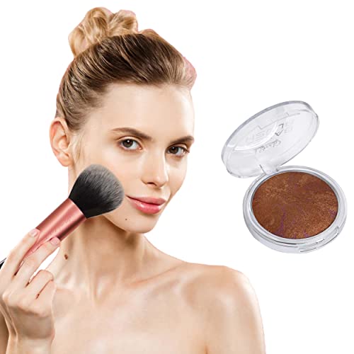 Image of Glam21 Baked Blusher | Highly Pigmented, Long Lasting | Illuminating Glow Finish | Smooth & Blendable Texture |Stays up to 8 hours | For All Skin Types | 6gm | Shade-09