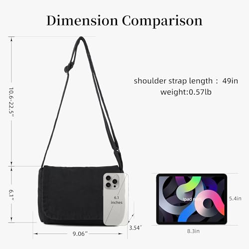 Small Vintage Canvas Crossbody