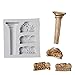 2pcs Roman Column Marble Pillars Bas Relief Retro European Pattern Clock Silicone Molds for Fondant Candy Making Tools Chocolate Mold Gum Clay Cupcake Topper Cake Border Decor Moulds