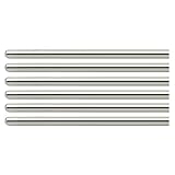 Tolerancia: +/- 0.2mm 5 piezas - Tubo para termopozo - diámetro interior 5/6/7mm - vaina protectora para sonda sensor termometro inox 304 inmersion de 30 50 100 150 200 300 400 500mm (Diametro interno 7mm, longitud 150mm)