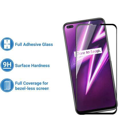 Image of Tempered Glass Anti-Scratch Screen Protector Compatible for (REALME X3)