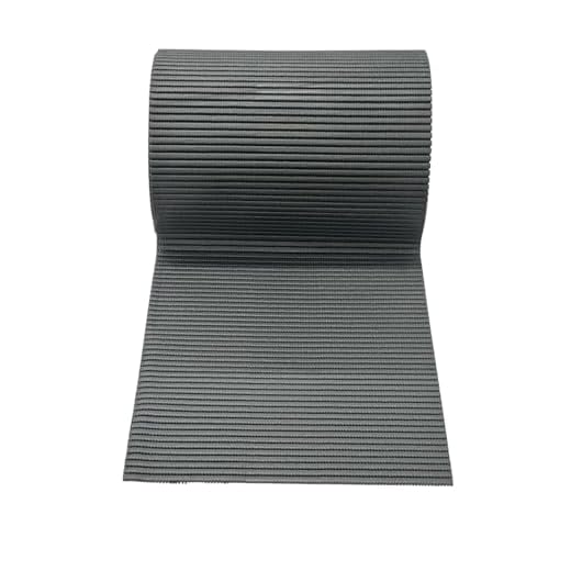 Passadeira Borracha Antiderrapante 43cm Preto