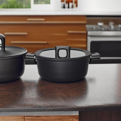 Fiskars 1052228 Casserole with Lid, Diameter 26 cm, Volume: 5 L, for All Hobs, Aluminium/Plastic, Scratch-resistant, Non-Stick Coating, Hard Face, 1052228