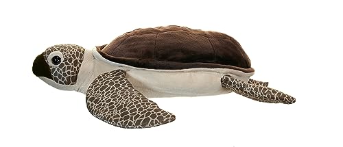 Wild Republic 17381 19332 Jumbo Plüsch Schildkröte, großes Kuscheltier, Plüschtier, Cuddlekins, 76 cm, grün