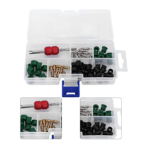 Kit de núcleo de válvula para aire acondicionado 71 piezas miniatura 4