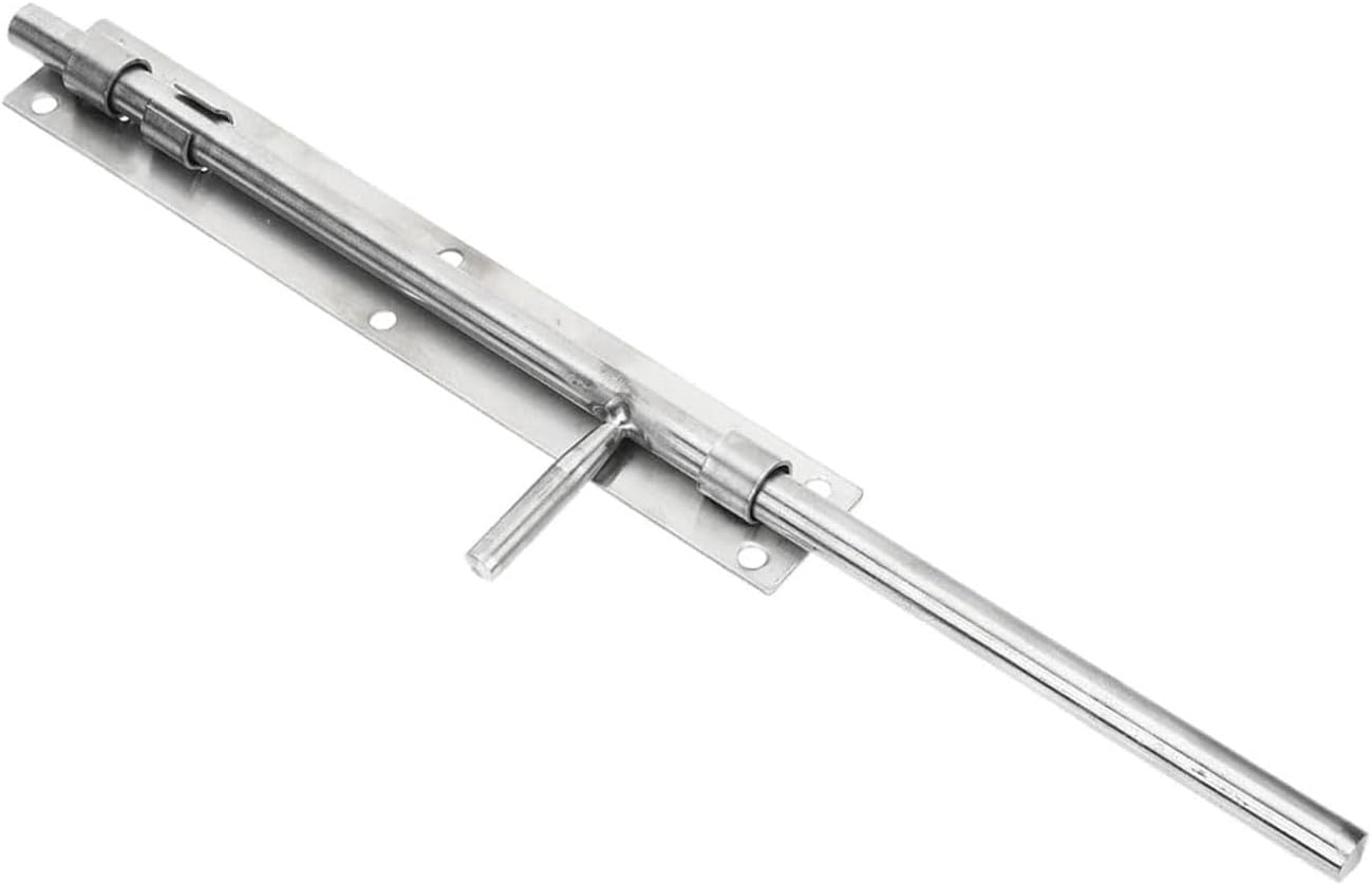 Heavy Duty Rust Steel Bolt Latches for Garage Door Security Locking Upgrade Rusts Steel Bolt