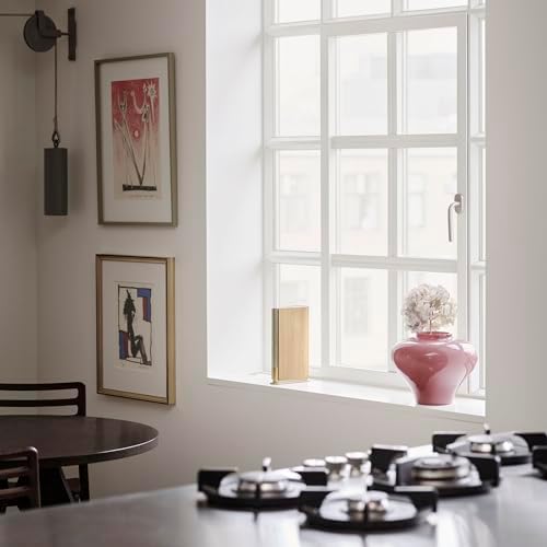 BANG & OLUFSEN & Beosound Emerge - Bezprzewodowa półka na książki Głośnik Wi-Fi, Złoto/dąb, Czarny
