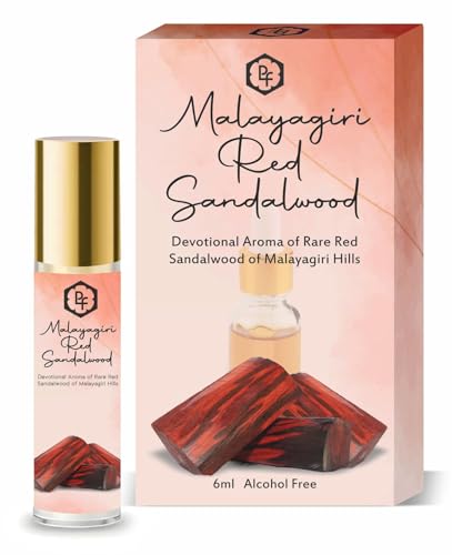 Image of Parag Fragrances Alcohol Free & Long Lasting Attar Perfume Roll-On 6ml (Malyagiri Red Sandalwood)