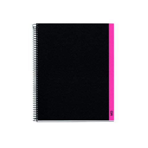 Miquelrius 4 Subject Spiral Bound Notebook, Red (8.5