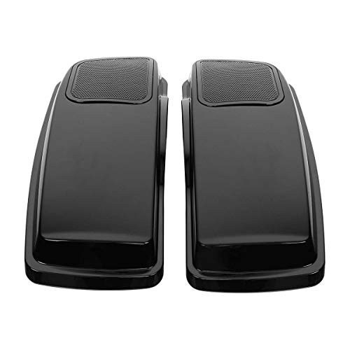TCT-MOTOR Hard Saddlebag Lids 6x9 inches Speakers Grill Fit For Harley Touring 2014-2024 Road King Street Glide Ultra Classic - Thumbnail 6