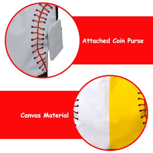 Image of NGIL Medium Top Zipper Closure Canvas Tote Bag with Attached Matching Coin Purse For Moms and Nurses