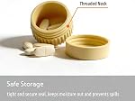 4pc Silicone Pill Organizer for Travel, Small Compact Pill Case, Stylish Color-coded Daily Vitamin Box, Cute Jewelry Storage Box