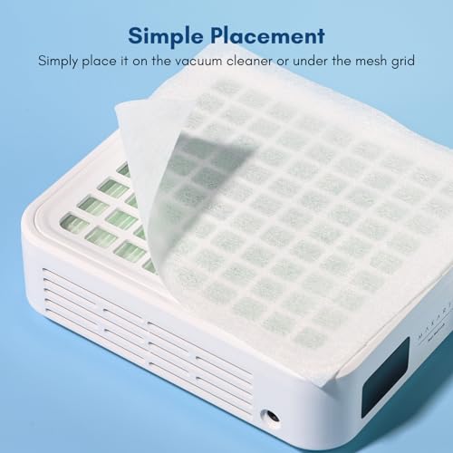 Papel Filtro Desechable 100 Hojas para Colector de Polvo Uñas miniatura 3