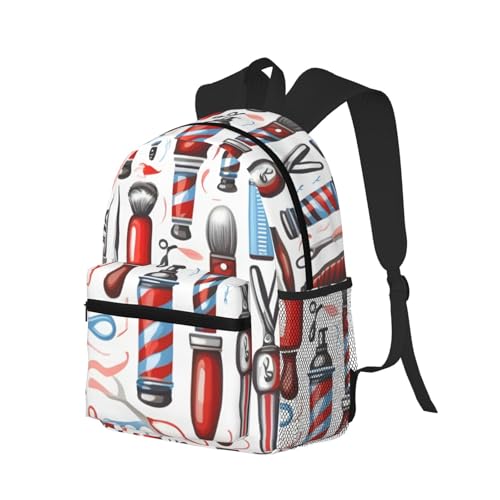 Mochila impermeable Barber Supplies con diseño cómodo y ligero unisex 2