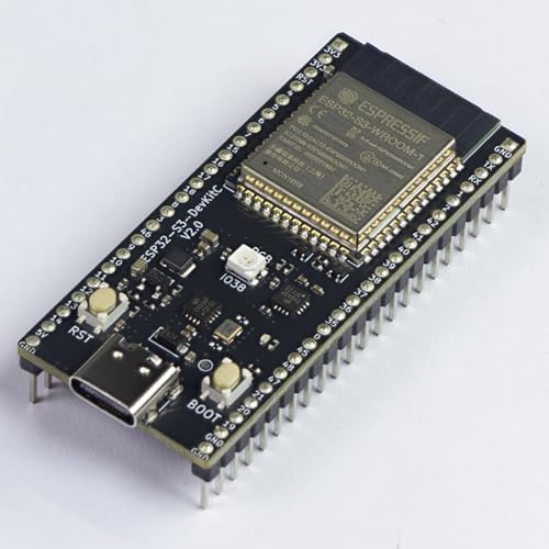 ESP32 S3 Dev Board, 16MB Flash + 8MB PSRAM, USB C, Narrow Breadbo...