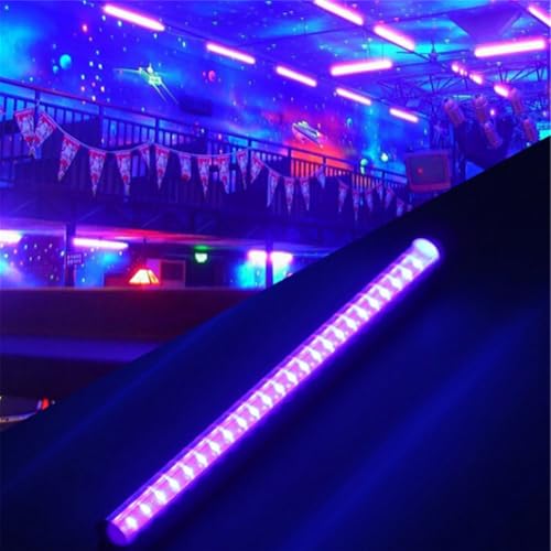 Generisch Barra de iluminación UV – Luz LED UV negra para pintura corporal, barra de iluminación de 30 cm para de neón, póster fluorescente, pintura corporal, cumpleaños, Halloween