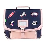 Tann's Cartable Les Fantaisies Lily 38cm 2 compartiments Bleu