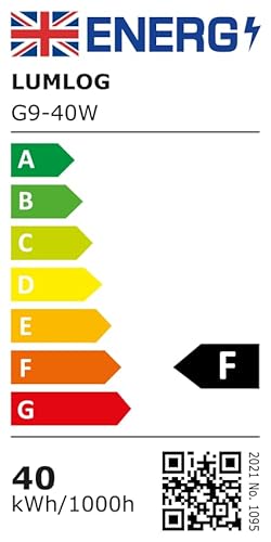 Lumlog G9 Halogen Bulbs Warm White 6 Pcs, 40W 2800K Halogen Light Bulbs Dimmable, Energy Saving G9 LED Light for Chandelier, Ceiling Lights, Non-Flicker - Image 7