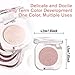 QIDSTERS Champagne Shimmer Single Eyeshadow, Lightweight Blendable Mini Eye Shadow for Older Women, Monochrome Eyeshadow Palette Makeup Pigmented Waterproof, Vegan & Cruelty-Free, 24