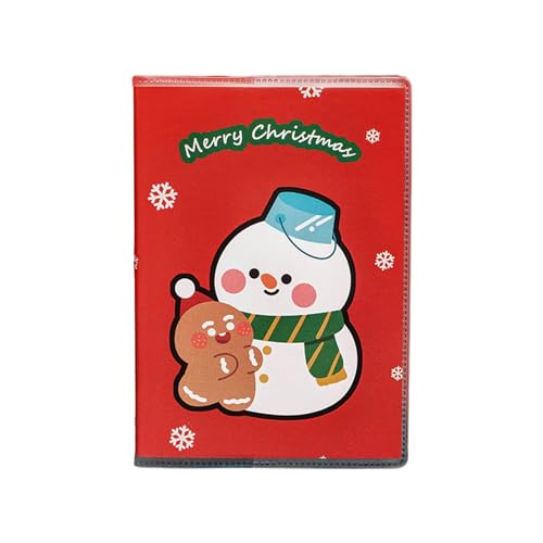 Muloo Mini Christmas Notebooks Lined Paper Small Notepads Pocket Writing Pad for Student Kid Girl an
