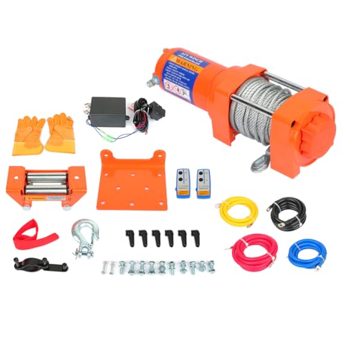 Winche Eléctrico 3500LBS 12V con Control Remoto miniatura 7