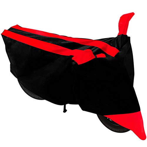 Image of Kandid Red & Black Bike Body Cover Polyester Fabric 8112
