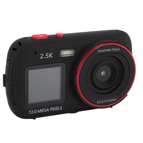 Cámara digital compacta doble pantalla 72MP 2.5K 16X zoom miniatura 6