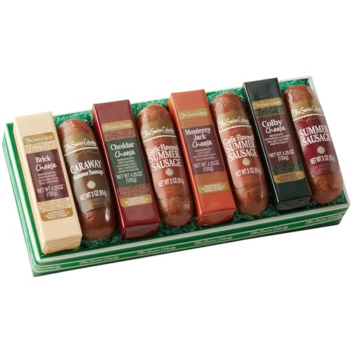 The Swiss Colony Sausage &amp; Cheese Bars Gift Box of 8