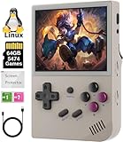 RG35XX Handheld Game Console 3.5 Inch IPS Screen Linux System Retro Games Consoles Built-in 64G TF Card 5000+ Classic Games Support HDMI and TV Output