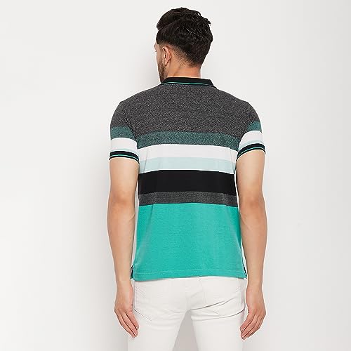 Image of Duke Stardust Men Half Sleeve Cotton T-Shirt (LF7005 Black Jaspe S)