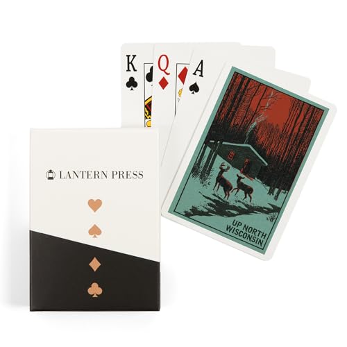 Lantern Press Cartas de Poker, 52 naipes, Caja