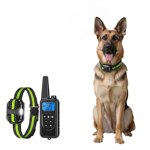 Reaktion Führungs-Kragen Antibellhalsband für Hunde mit 3 Modi, Einstellbarer Hund Maulkorb...