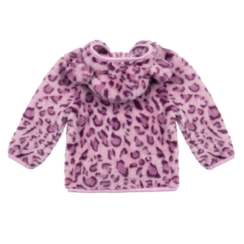Image of JESKIDS Toddler Girls Boys Fleece Hoody Jacket Zip Up Teddy Coat Warm Winter Outwear