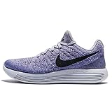  NIKE Women\'s Lunarepic Low Flyknit 2 Running Shoe, Wolf Grey/Black/Purple Earth, 11 B(M) US